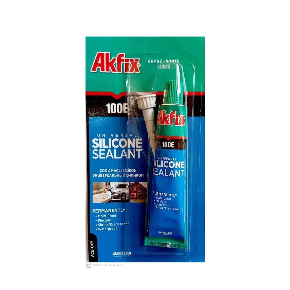 Yapı MarketAkfix Tüp Silikon 50 ml Beyaz