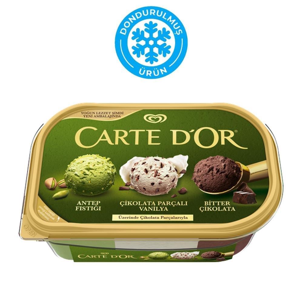 DondurmaAlgida Carte Dor Classic Dondurma 850ml Antep Fıstık Bitter Çikolata