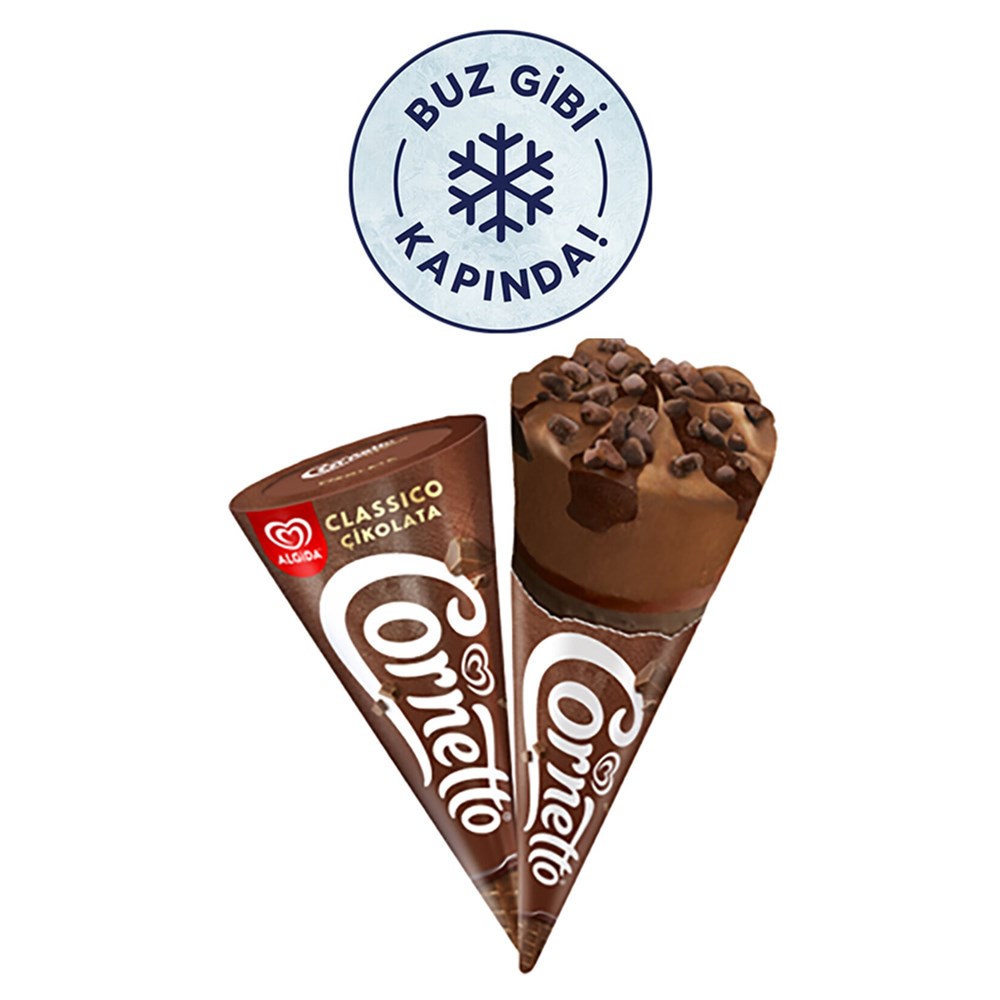 Algida Cornetto Classico Çikolata 125 Ml.