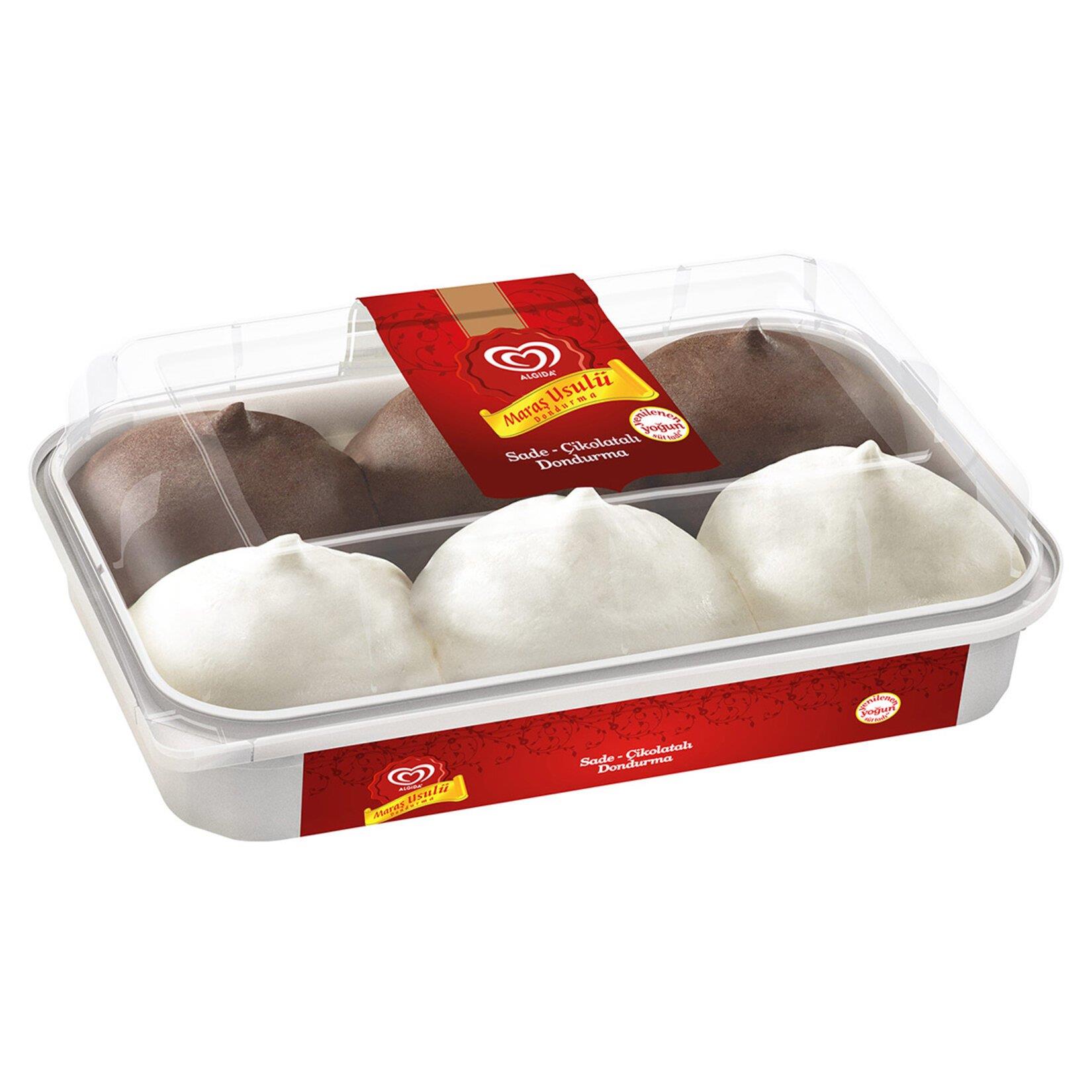 DondurmaAlgida Maraş Usulü Dondurma Çikolatalı Sade 500 ml