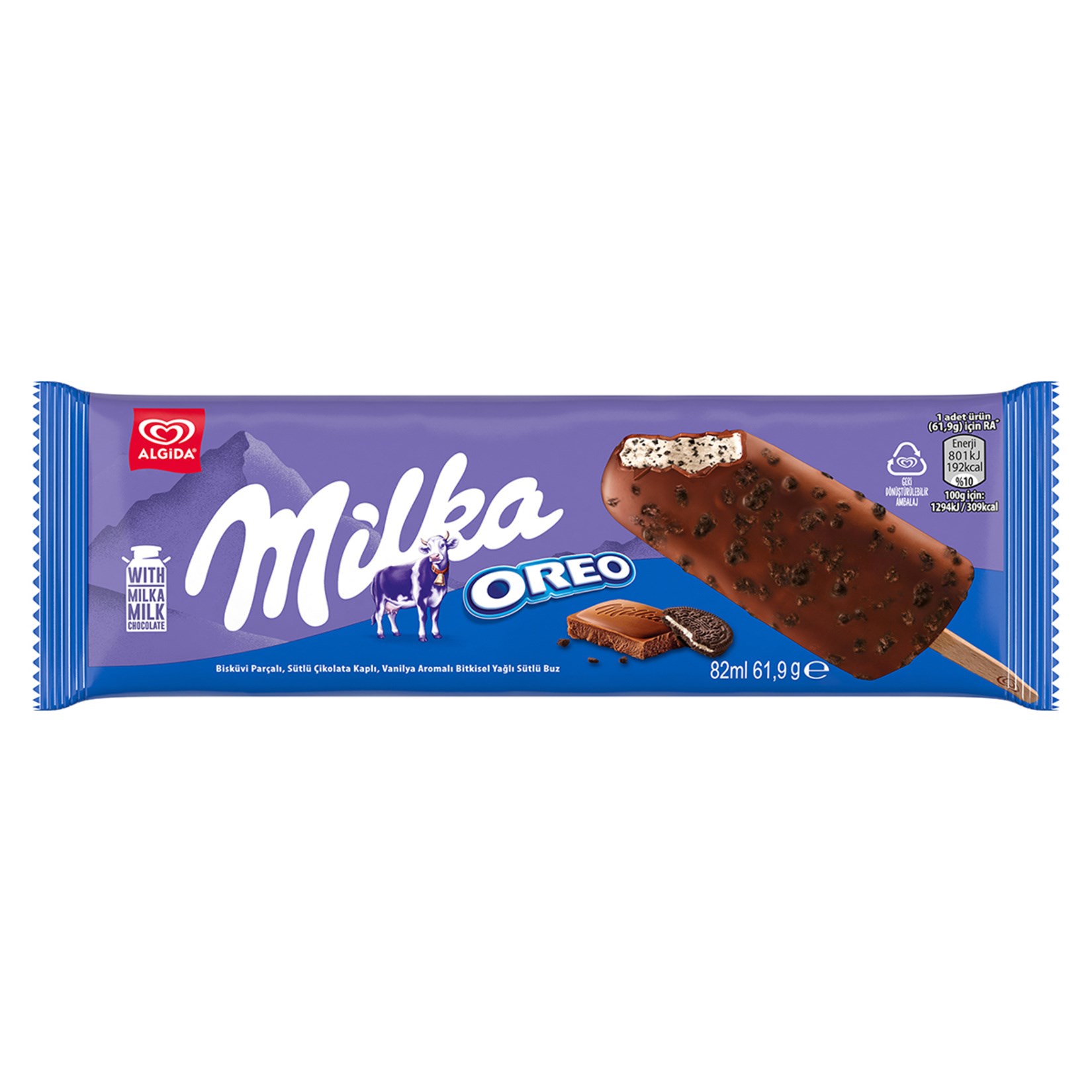 DondurmaAlgida Oreo Milka Stick 82 ml