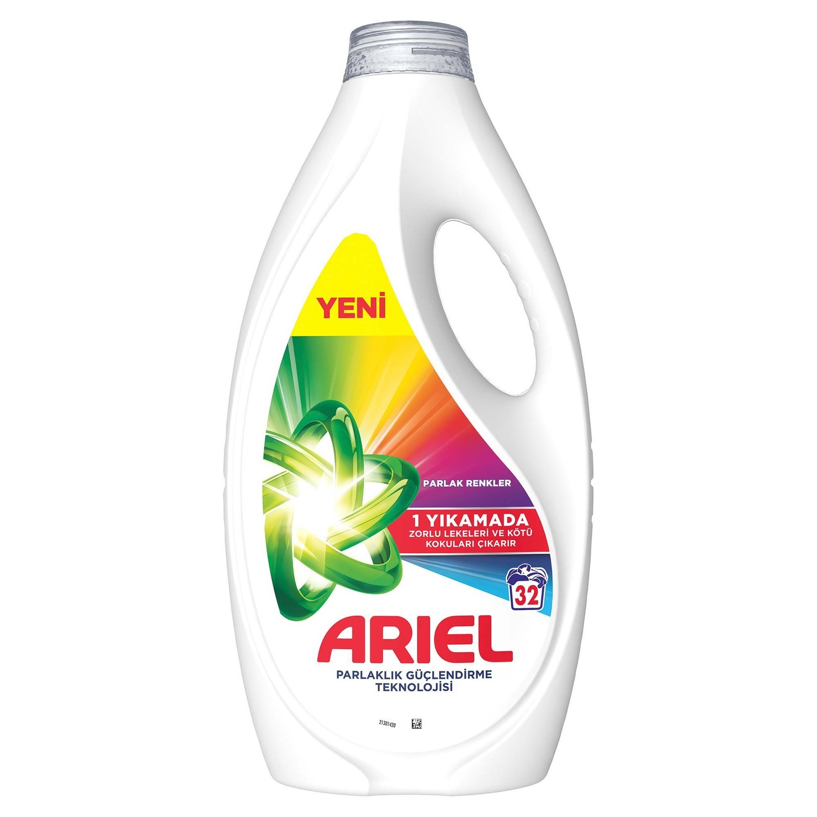 Sıvı Çamaşır DeterjanıAriel Sıvı Çamaşır Deterjanı Parlak Renkler 32 Yıkama 1440 ml