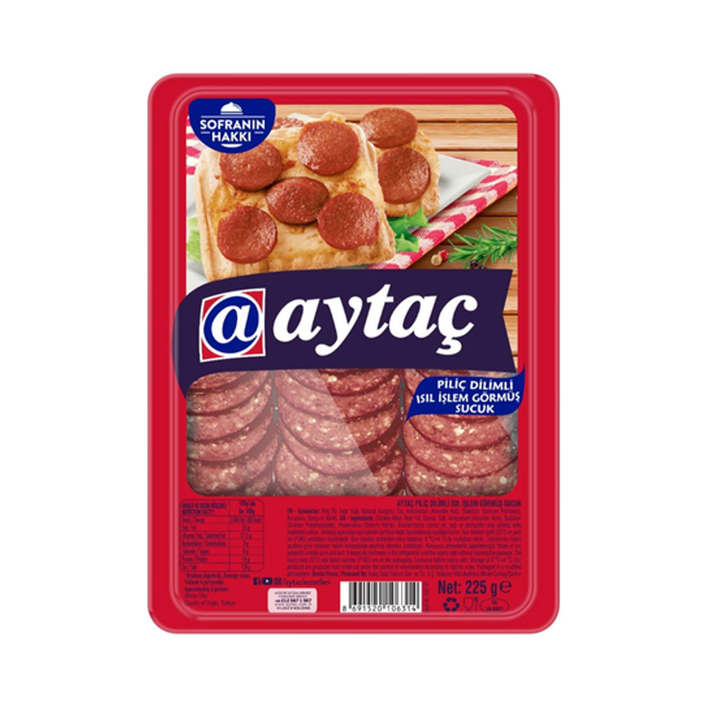 SucukAytaç Piliç Dilimli Sucuk 225 g