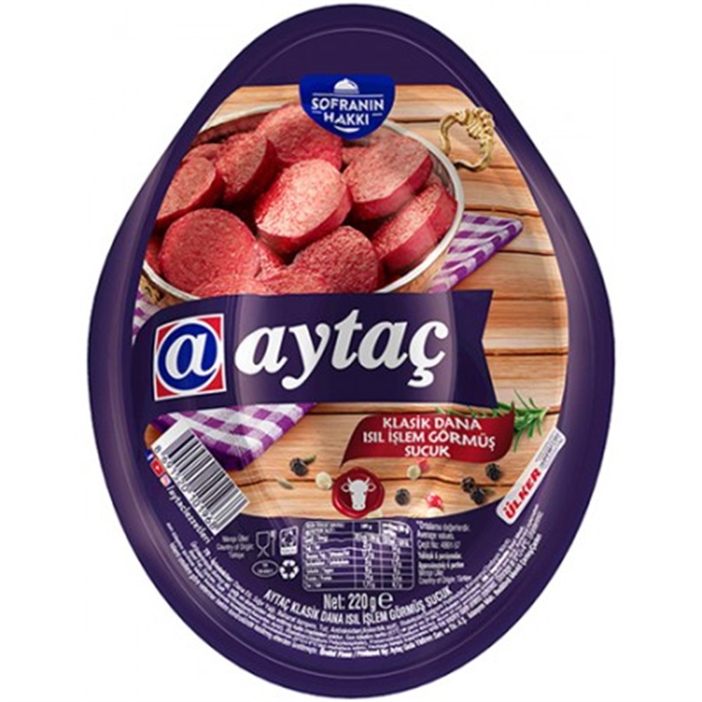 Aytaç Sucuk Klasik Kangal Et 220 Gr