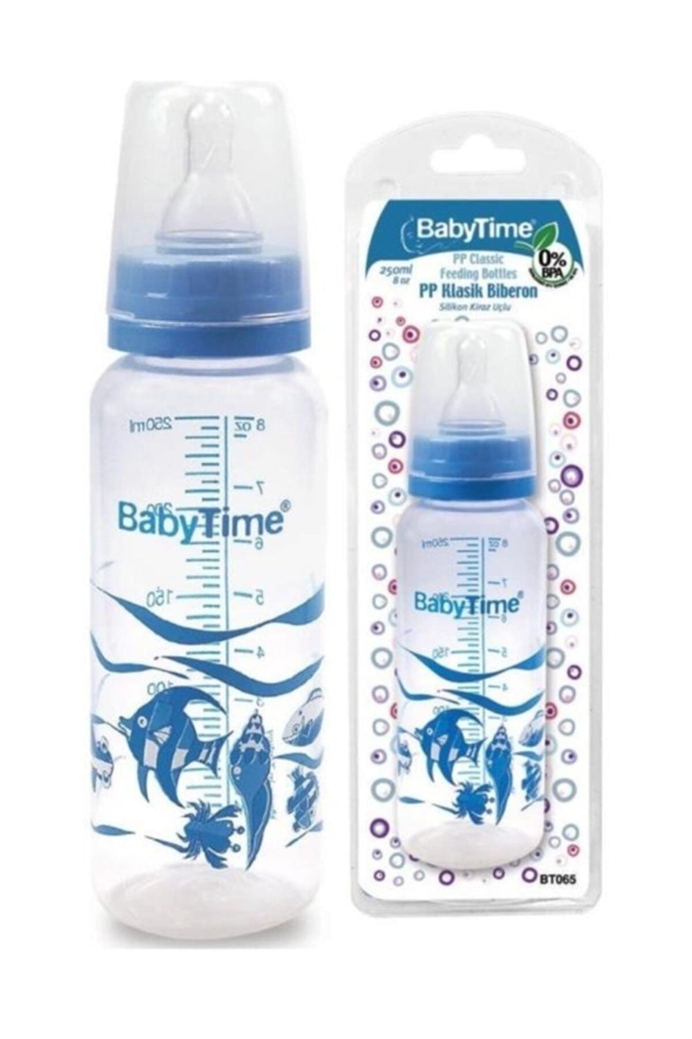 Baby Time Biberon Silikon Kiraz Uç Bt065 250 Ml.