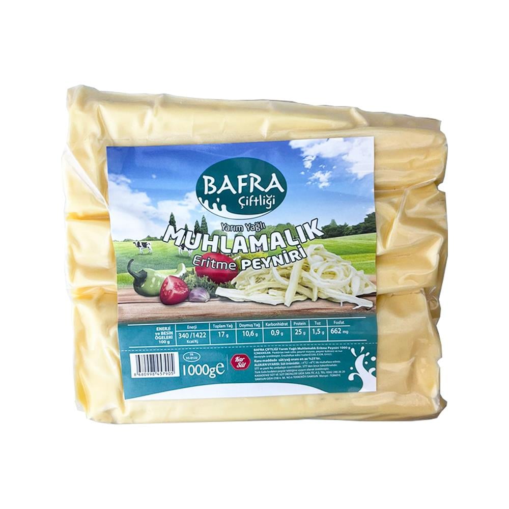 Yöresel PeynirBafra Çiftliği Kuymaklık Telli Peynir 1000 gr