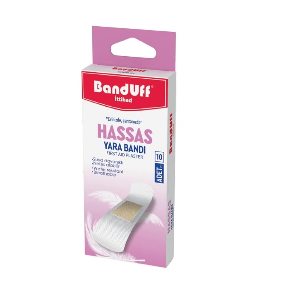 Banduff Yara Bandı Hassas 10 Adet