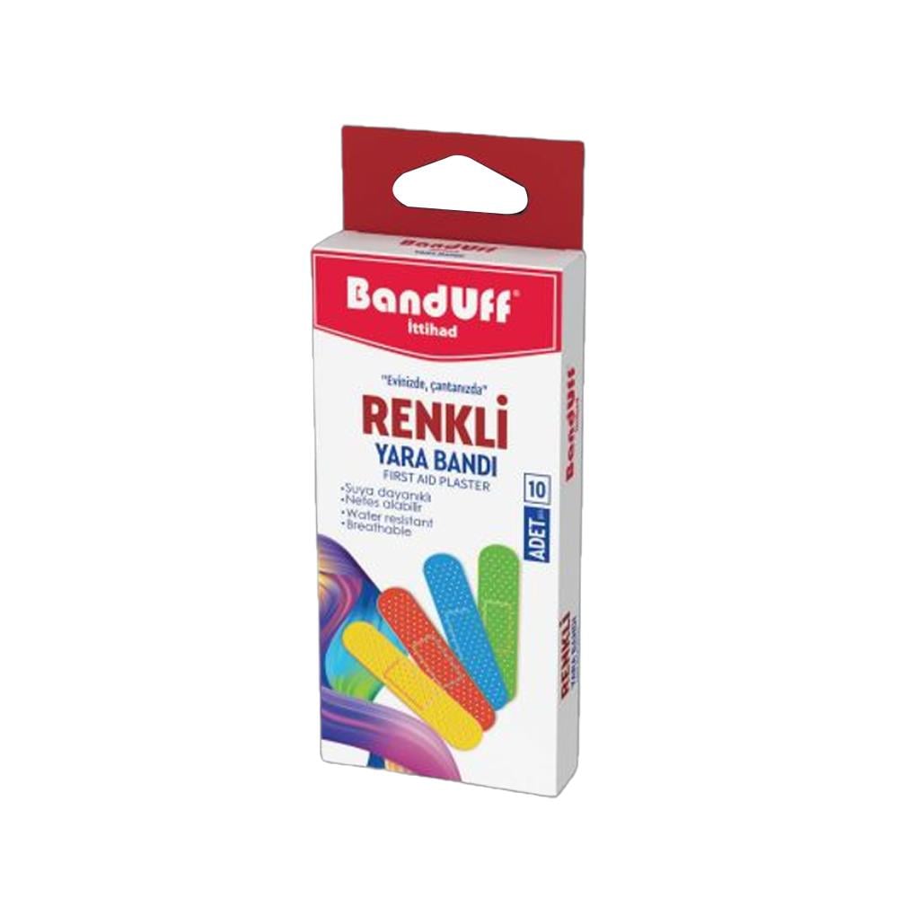 Banduff Yara Bandı Renkli 10 Adet
