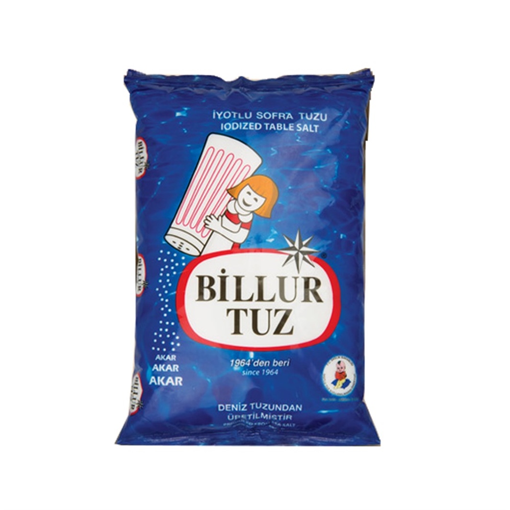 Billur Tuz İyotlu 1500 Gr
