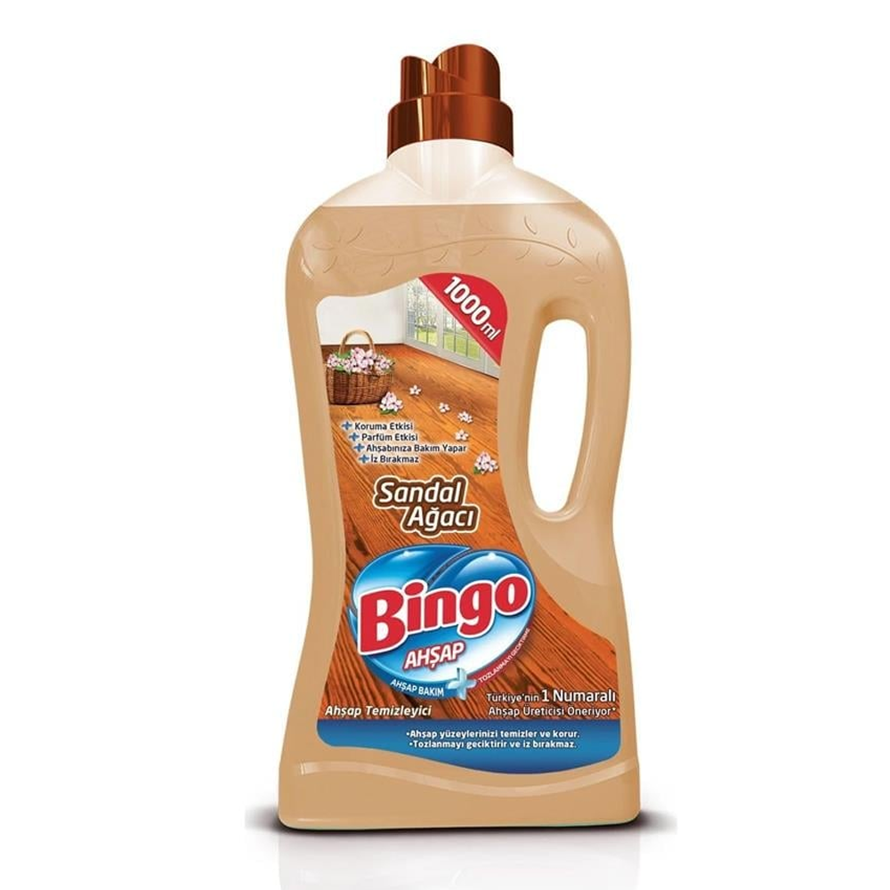 Ahşap TemizleyicilerBingo Ahşap Temizleyici Sandal Ağacı 1 L