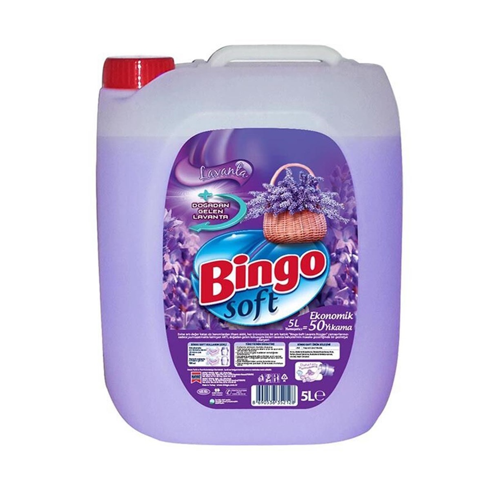Bingo Soft Yumuşatıcı Lavanta 5 Lt