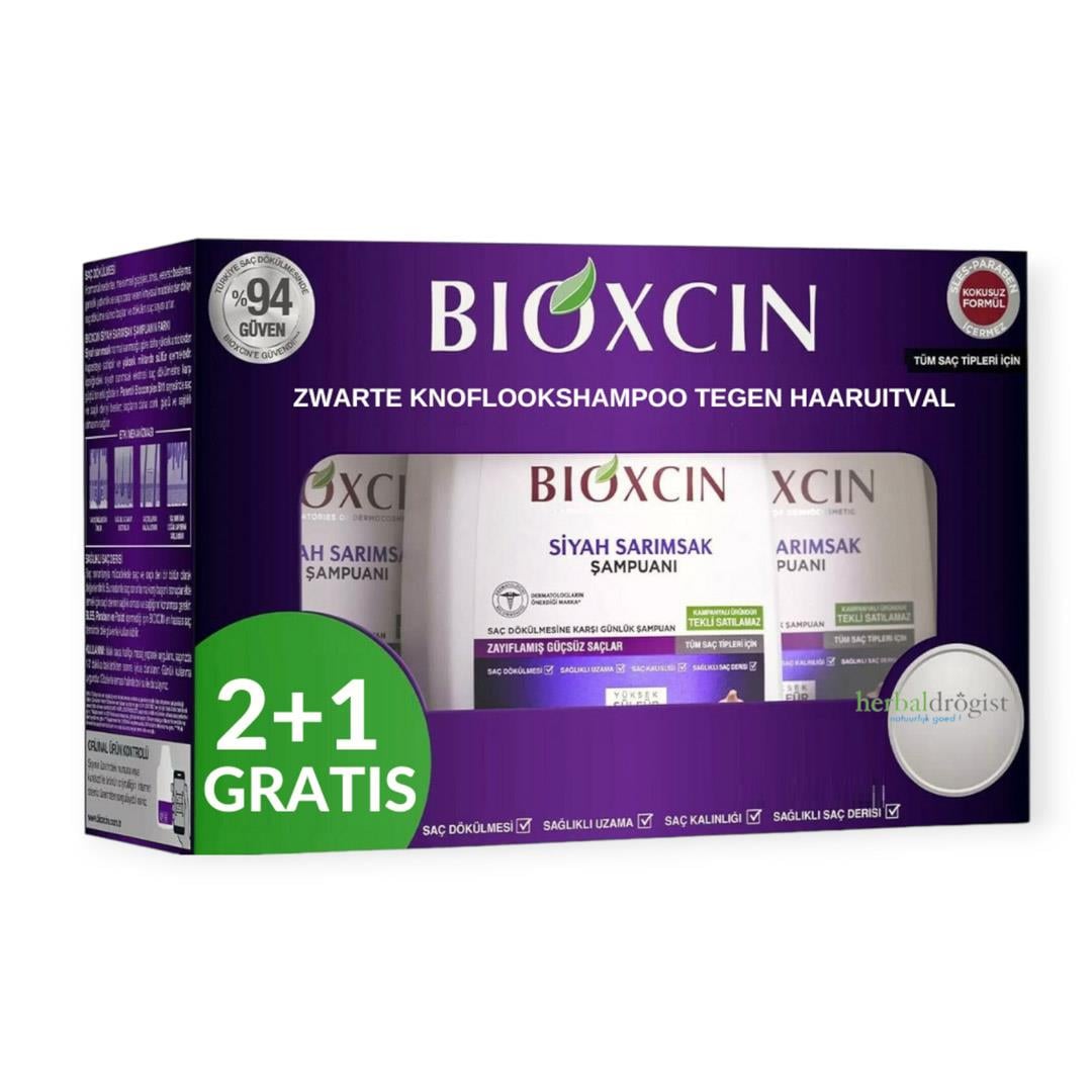 ŞampuanBioxcin Şampuan Saç Dökülmesine Karşı Siyah Sarımsaklı 3 Al 2 Öde