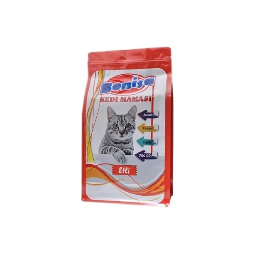 Bonisa Kedi Maması Etli 500+200 Gr.