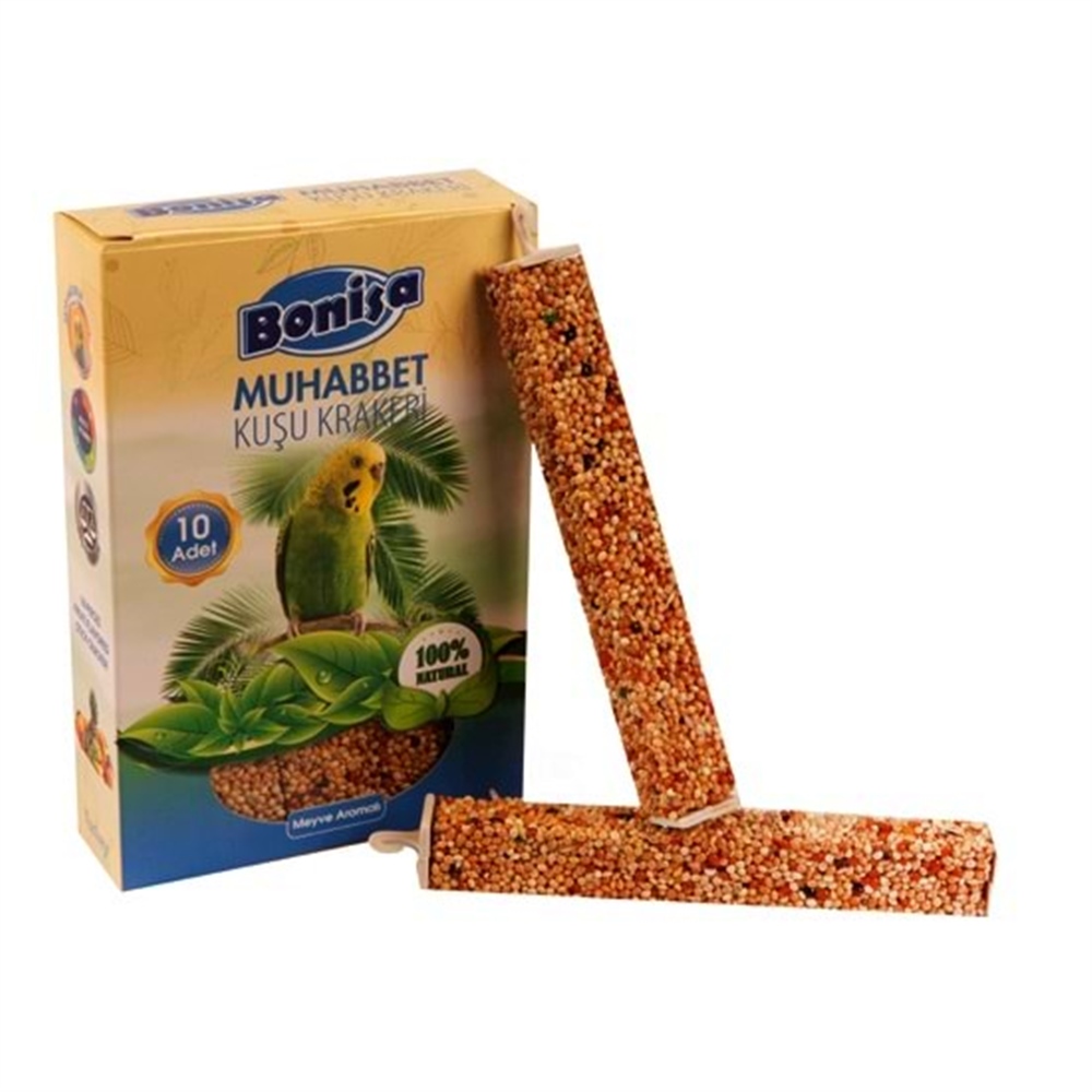 Bonisa Kuş Yemi Meyve Aromalı Kraker 3 Lü