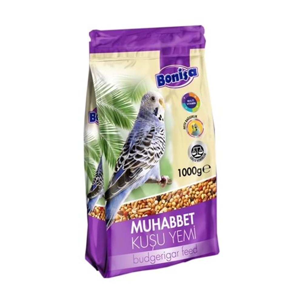 Bonisa Muhabbet Kuşu Yemi 1000 Gr.