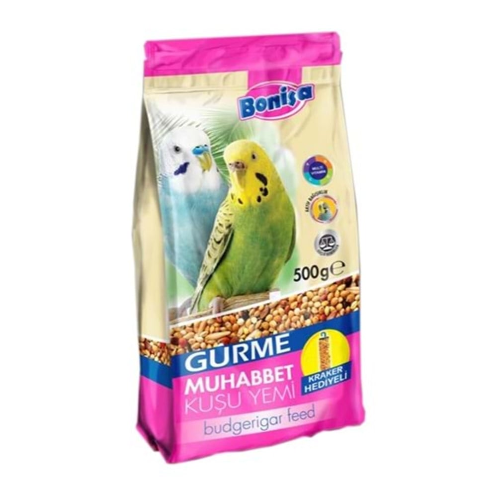 Bonisa Muhabbet Kuşu Yemi Gurme 400 Gr.