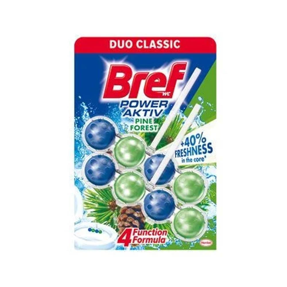Tuvalet TemizleyicilerBref Wc Çam Tazelik Power Aktiv 2*50  Gr
