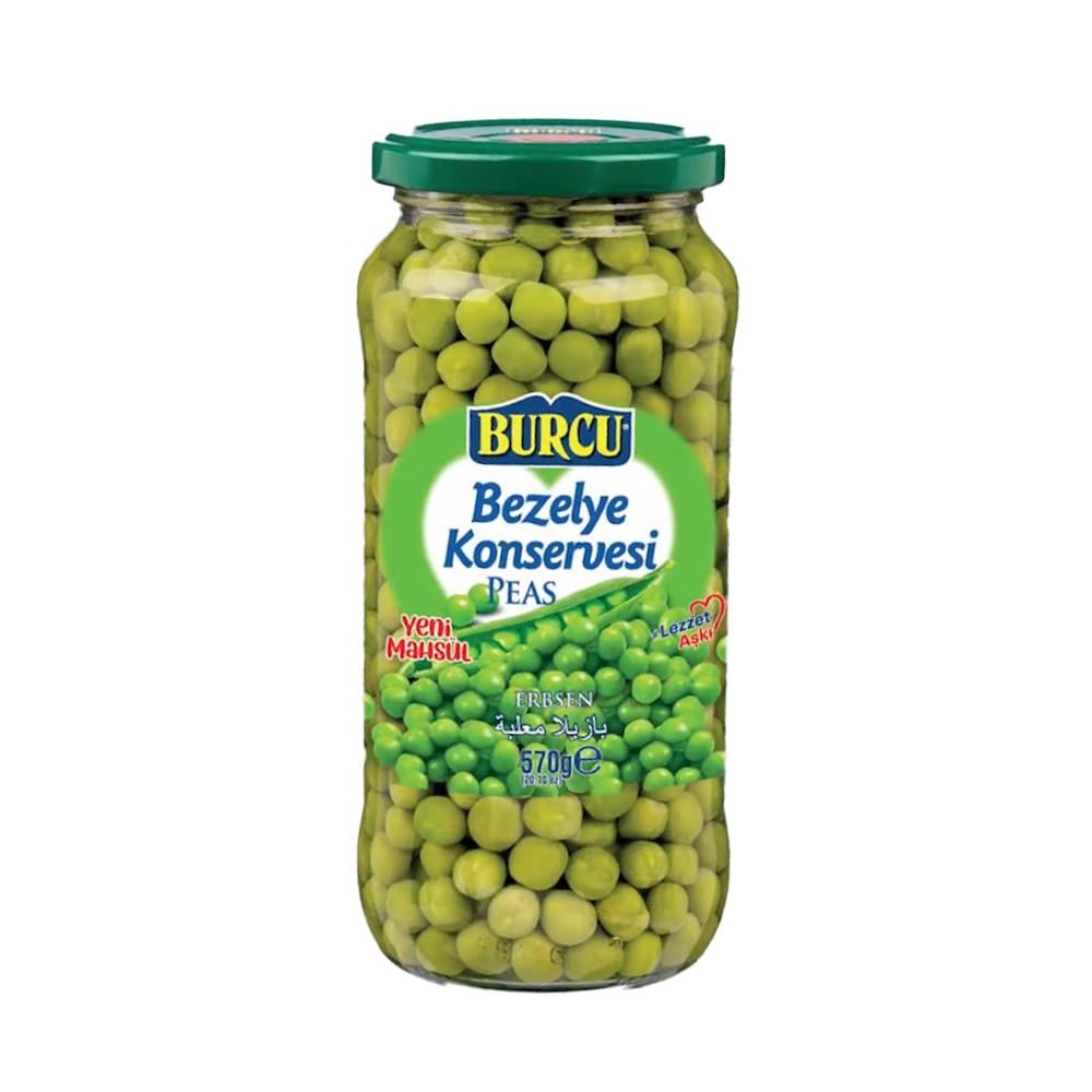 Konserve SebzeBurcu Bezelye Cam 570 Gr