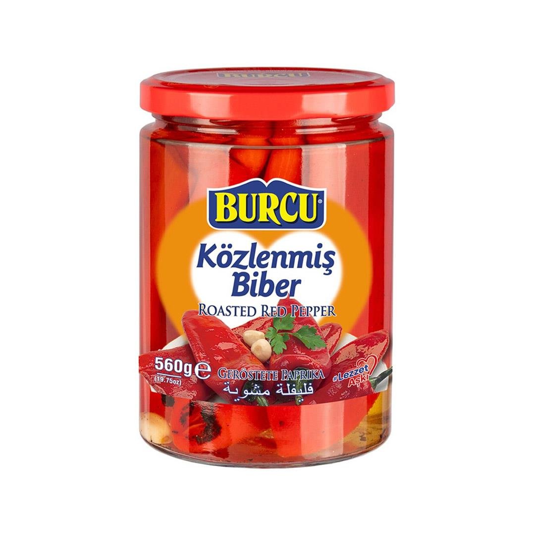 KözlenmişBurcu Közlenmiş Biber Cam 560 Gr