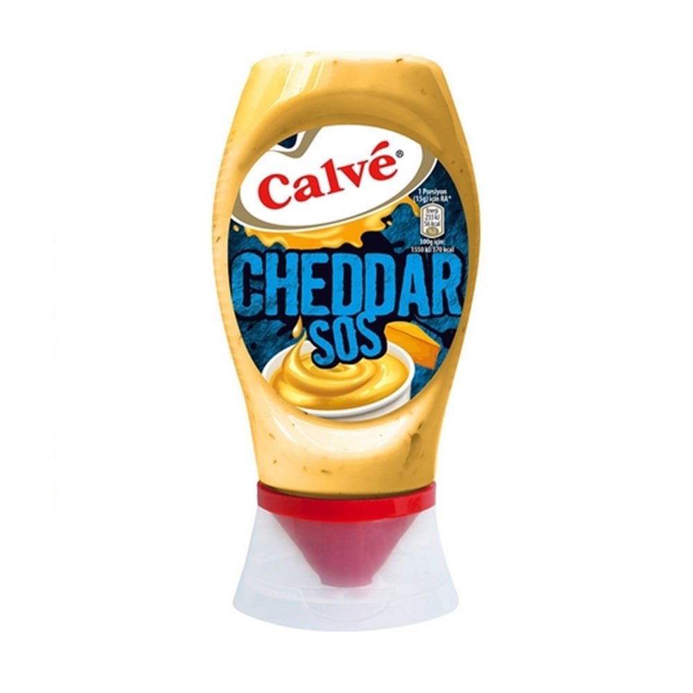 Calve Cheddar Sos 240 gr