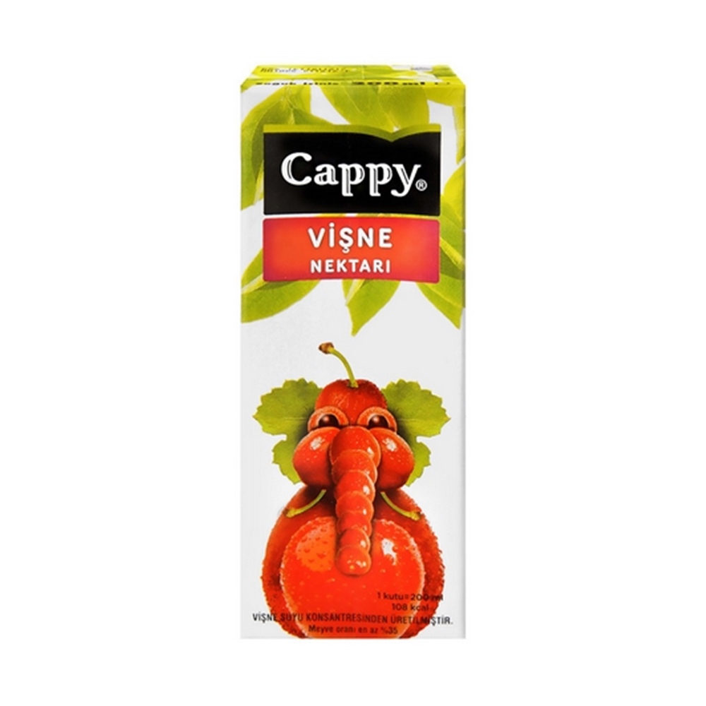 Cappy Vişne Nektar 200 Ml.