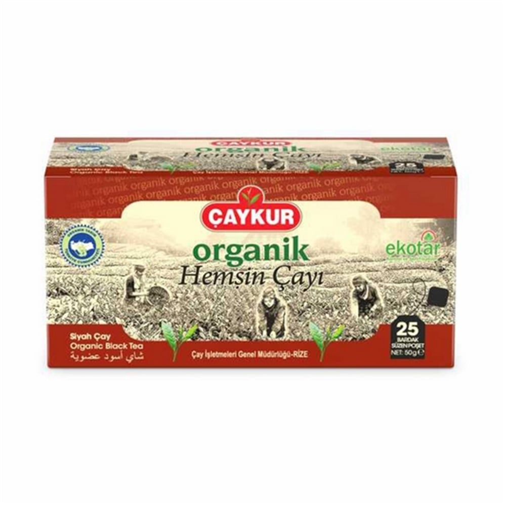 Çaykur Organik Hemşin Bardak Poşet 50Gr