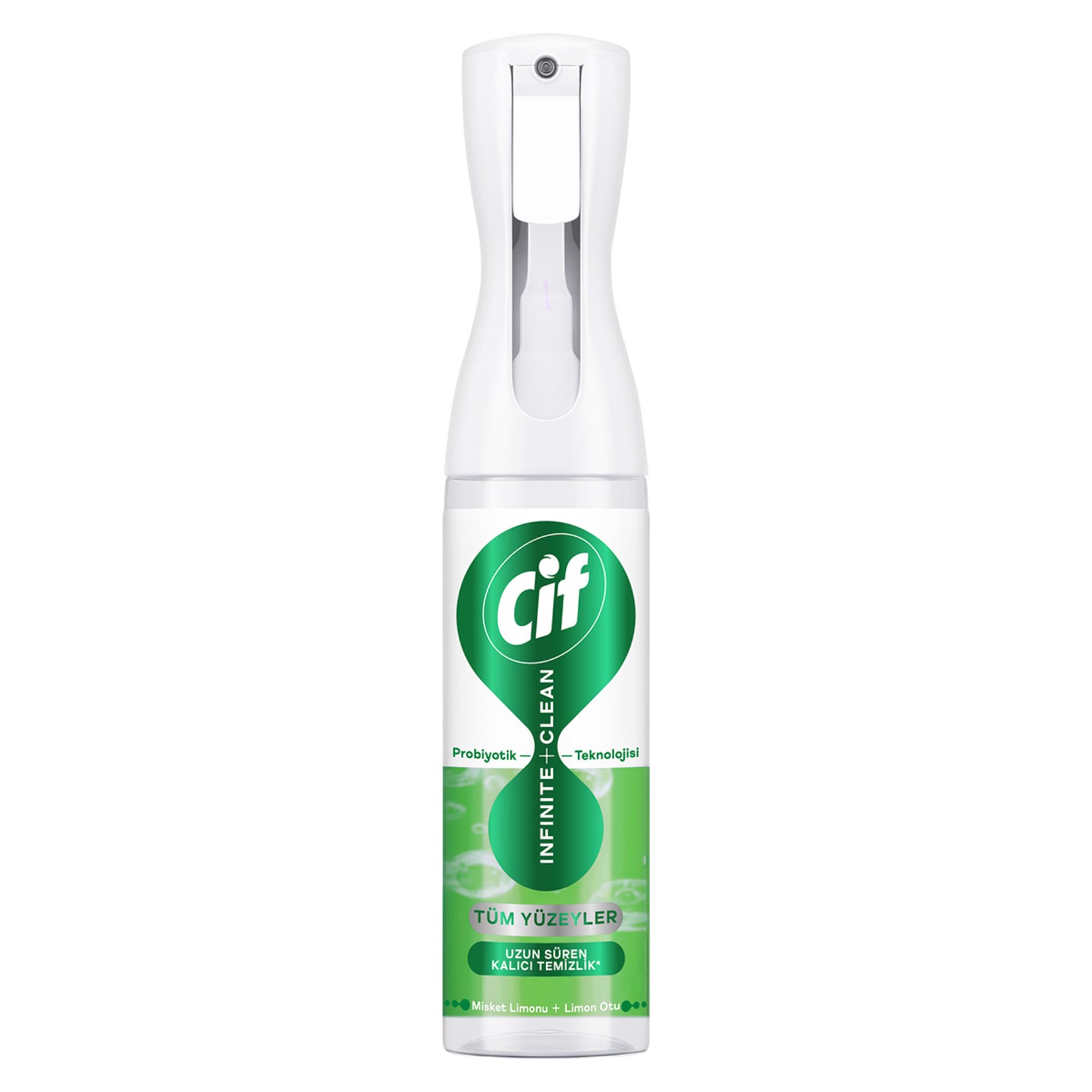 Mutfak ve Banyo TemizleyicilerCif Sprey Infinite Clean Tüm Yüzeyler İçin Misket Limonu & Limon Otu 280 ml