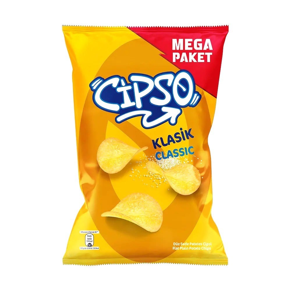 CipsCipso Patates Cipsi Klasik Sade Mega Paket 195 g