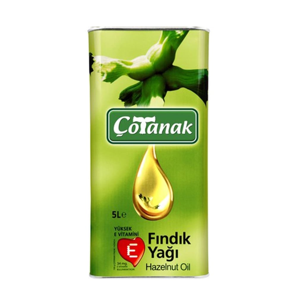 Çotanak Fındık Yağı 5 Lt Tnk