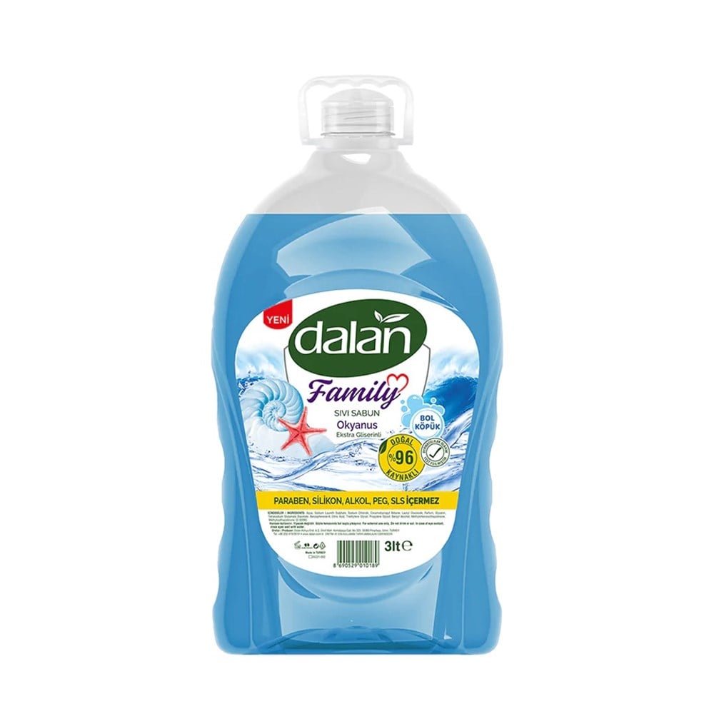 Dalan Family Sıvı Sabun Okyanus 3 Lt