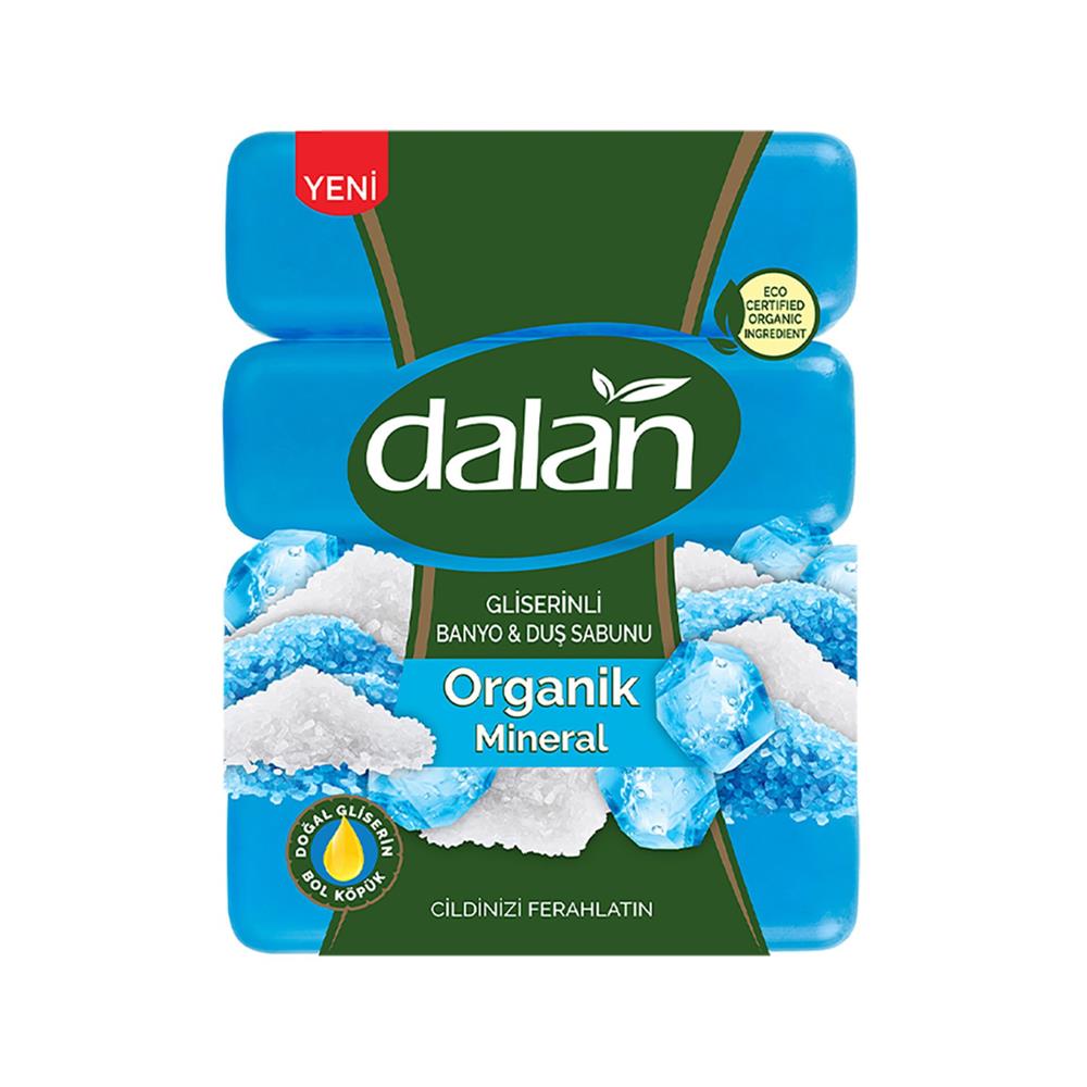 Katı, Sıvı SabunDalan Organik Mineral Banyo Sabunu 4X150 G
