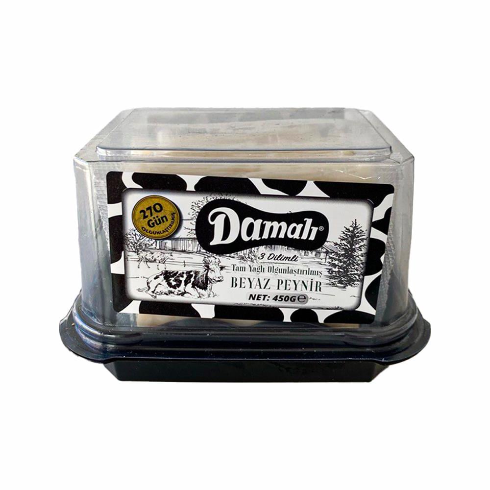 Damalı Beyaz Peynir 450 Gr Tam Yağlı Olgunlaştırılmış