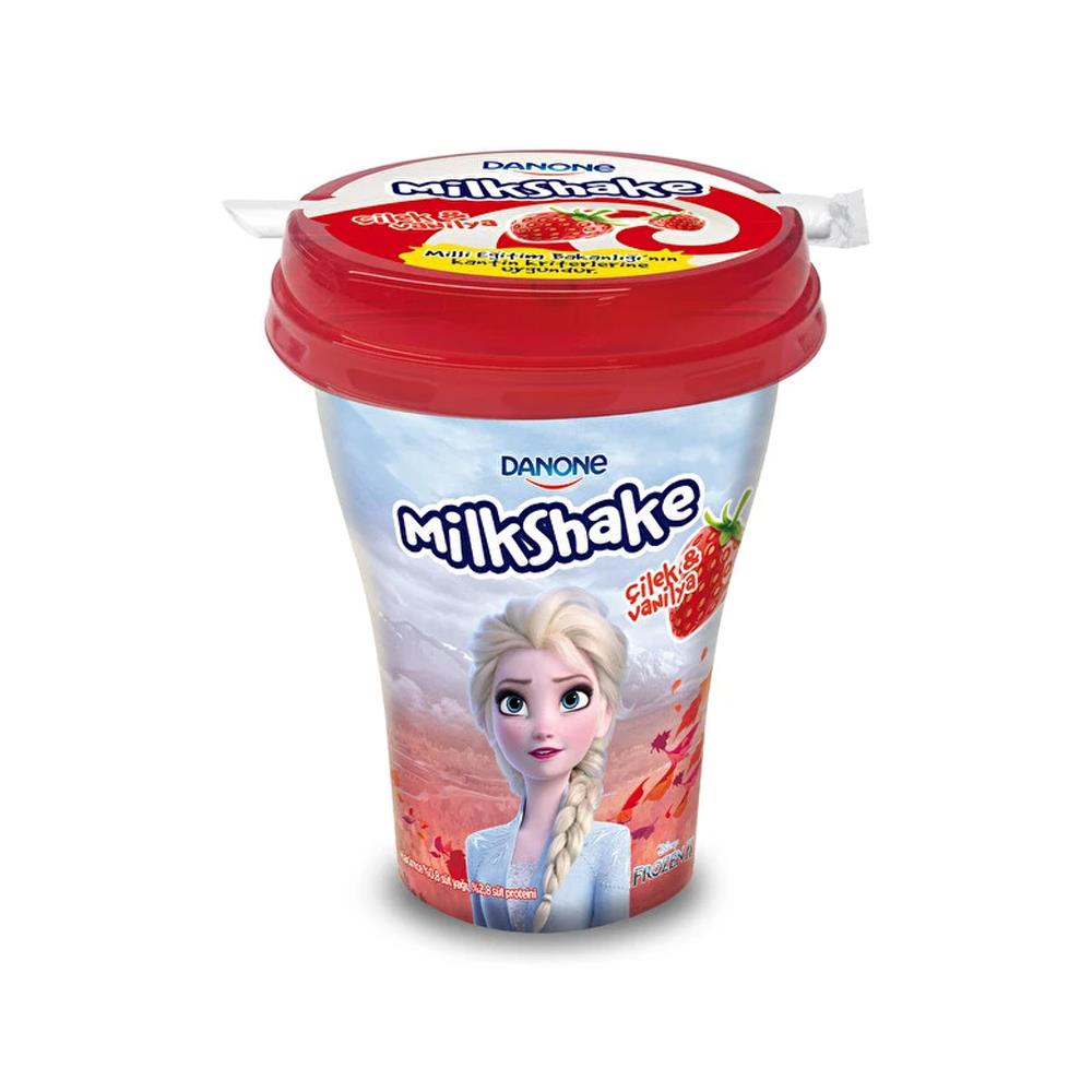 Aromalı SütDanone Milkshake Süt Çilek Vanilya 100 Gr