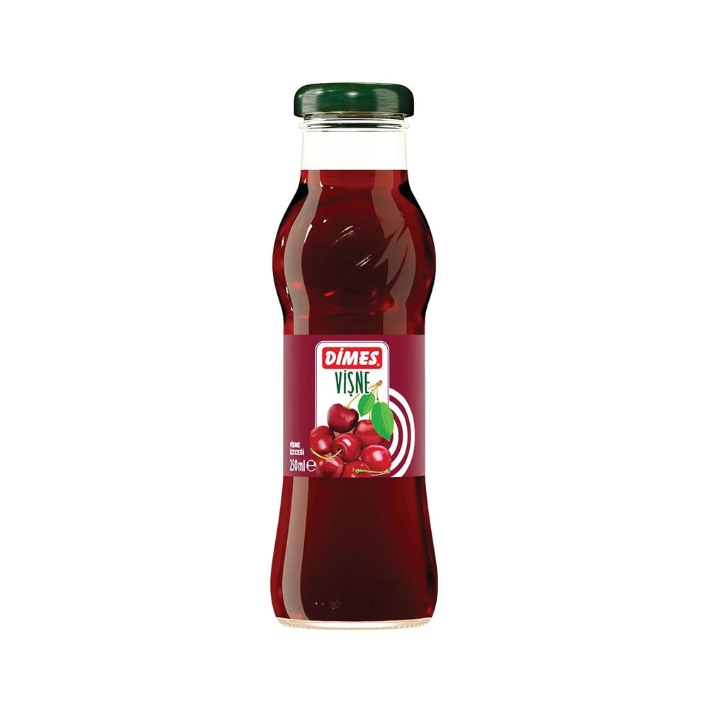 Meyve SuyuDimes Vişne Suyu Cam 250 Ml