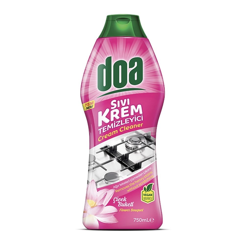 Mutfak ve Banyo TemizleyicilerDoa Sıvı Krem Temizleyici Çiçek Buketi 750 Ml