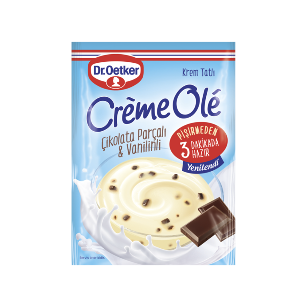 Toz PudingDr.Oetker Çikolata Parçalı Vanilinlii Creme Ole 110 Gr