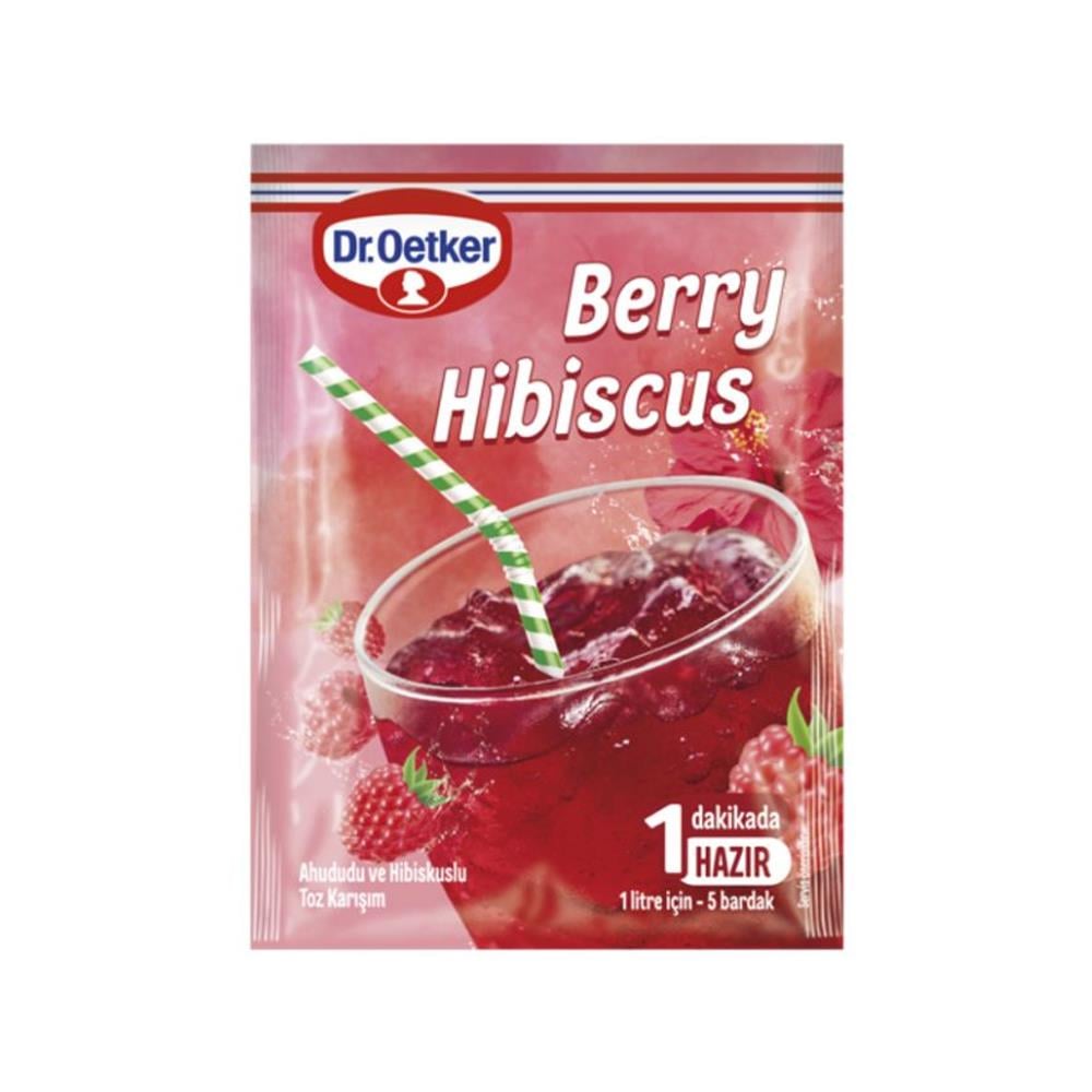 Toz İçeceklerDr. Oetker Toz Karışım İçeçek 90 gr Berry Hibiscus