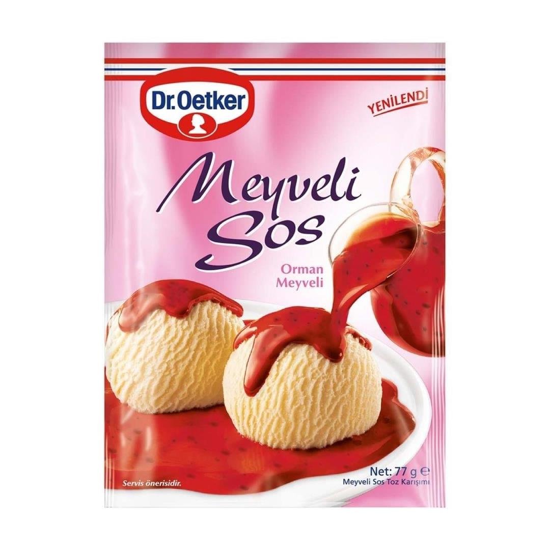 Pasta Kremaları, SoslarıDr.Oetker Orman Meyveli Sos 77 Gr