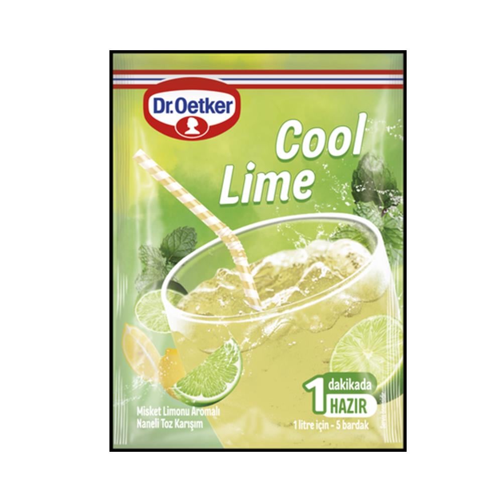 Toz İçeceklerDr. Oetker Toz Karışım İçeçek 90 gr Cool Lime