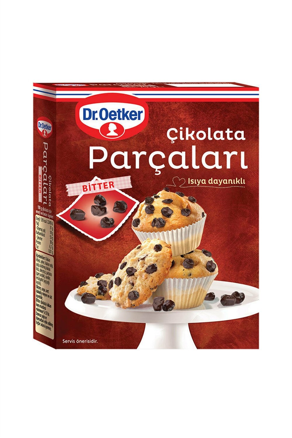 Dr. Oetker Çikolata Parçaları 70 Gr Bitter