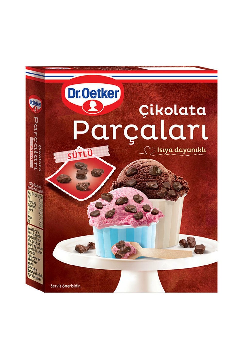 Dr. Oetker Çikolata Parçaları 70 Gr Sütlü
