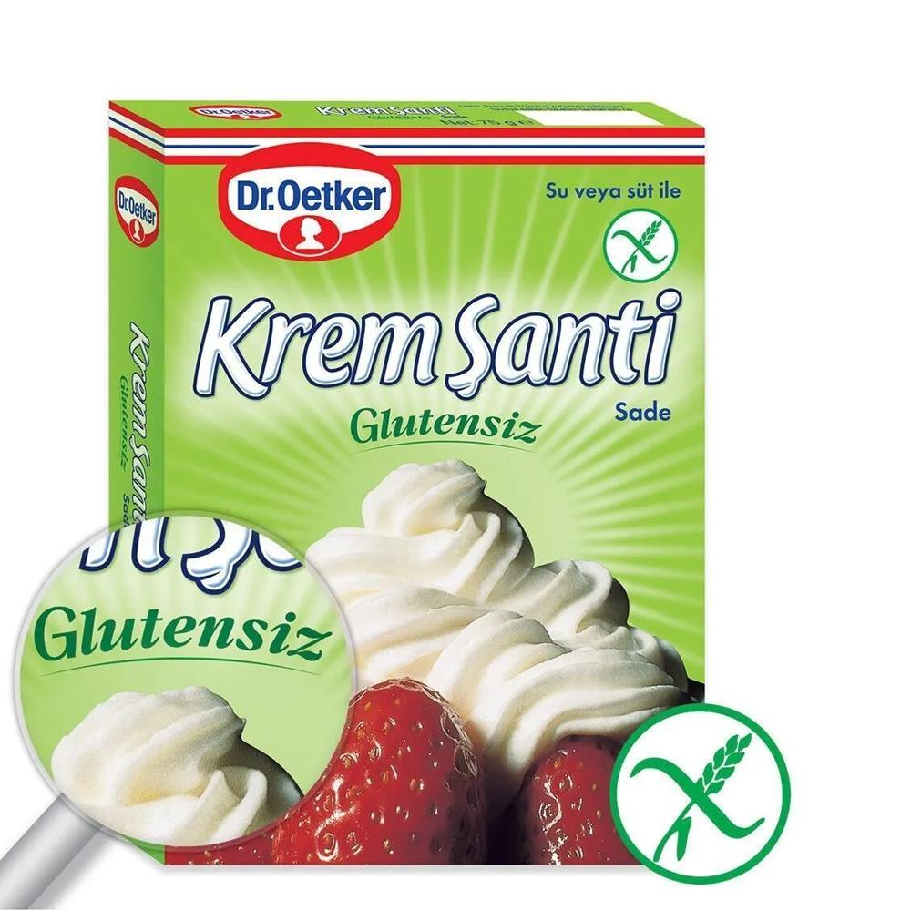 Krem ŞantiDr. Oetker Krem Şanti Glutensiz Sade 72 Gr.