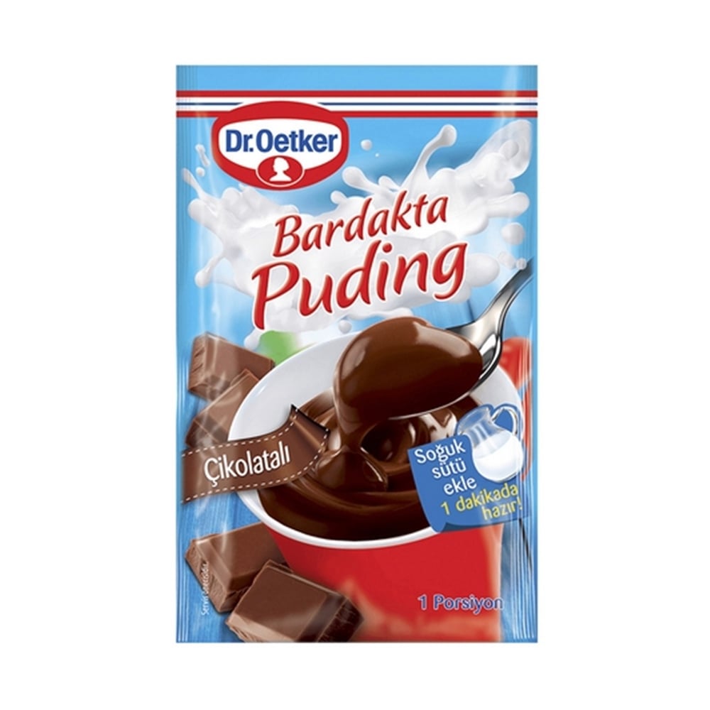 Dr.Oetker Bardakta Puding 35 gr Çikolatalı