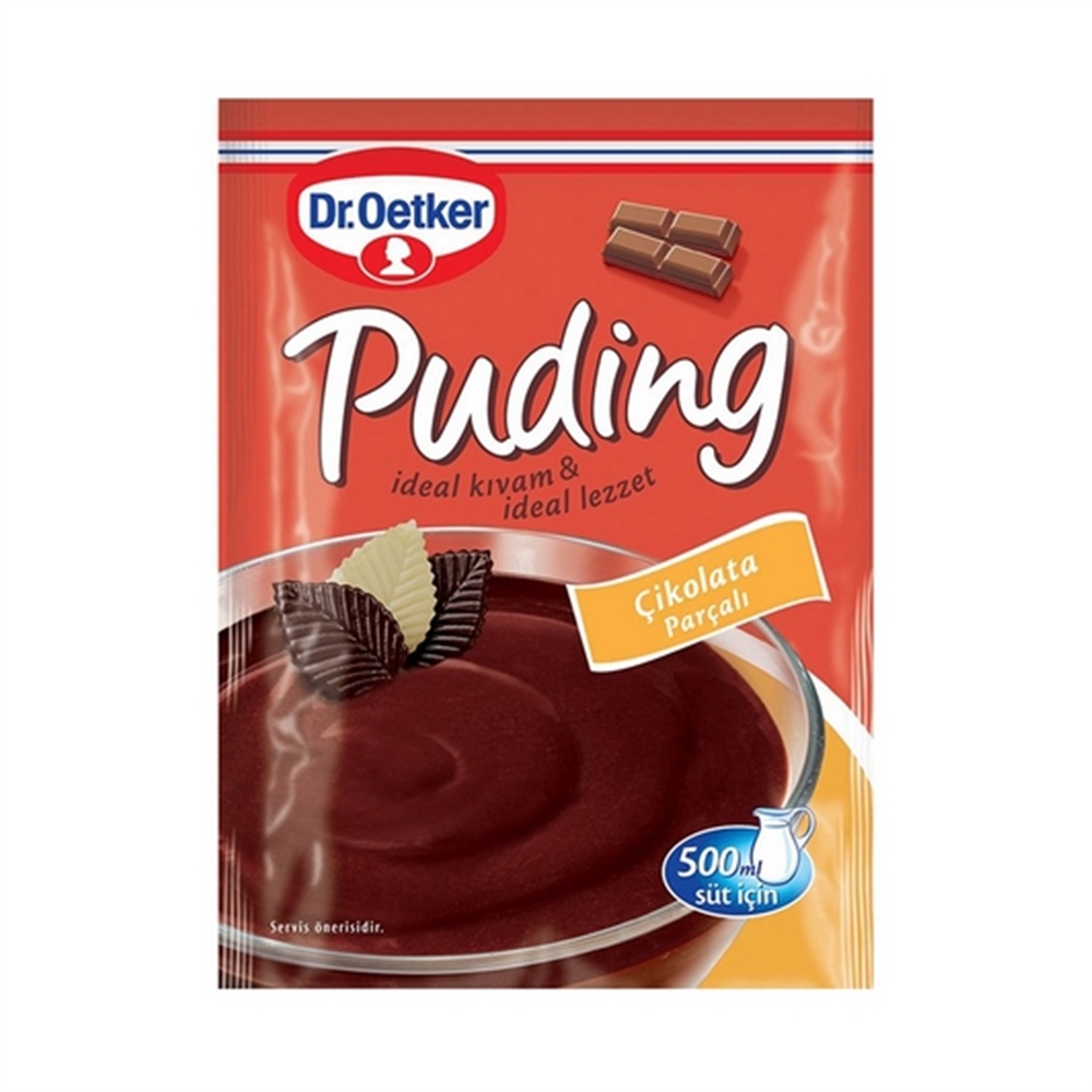 Dr.Oetker Çikolata Parçacıklı Aromalı Puding 115 Gr