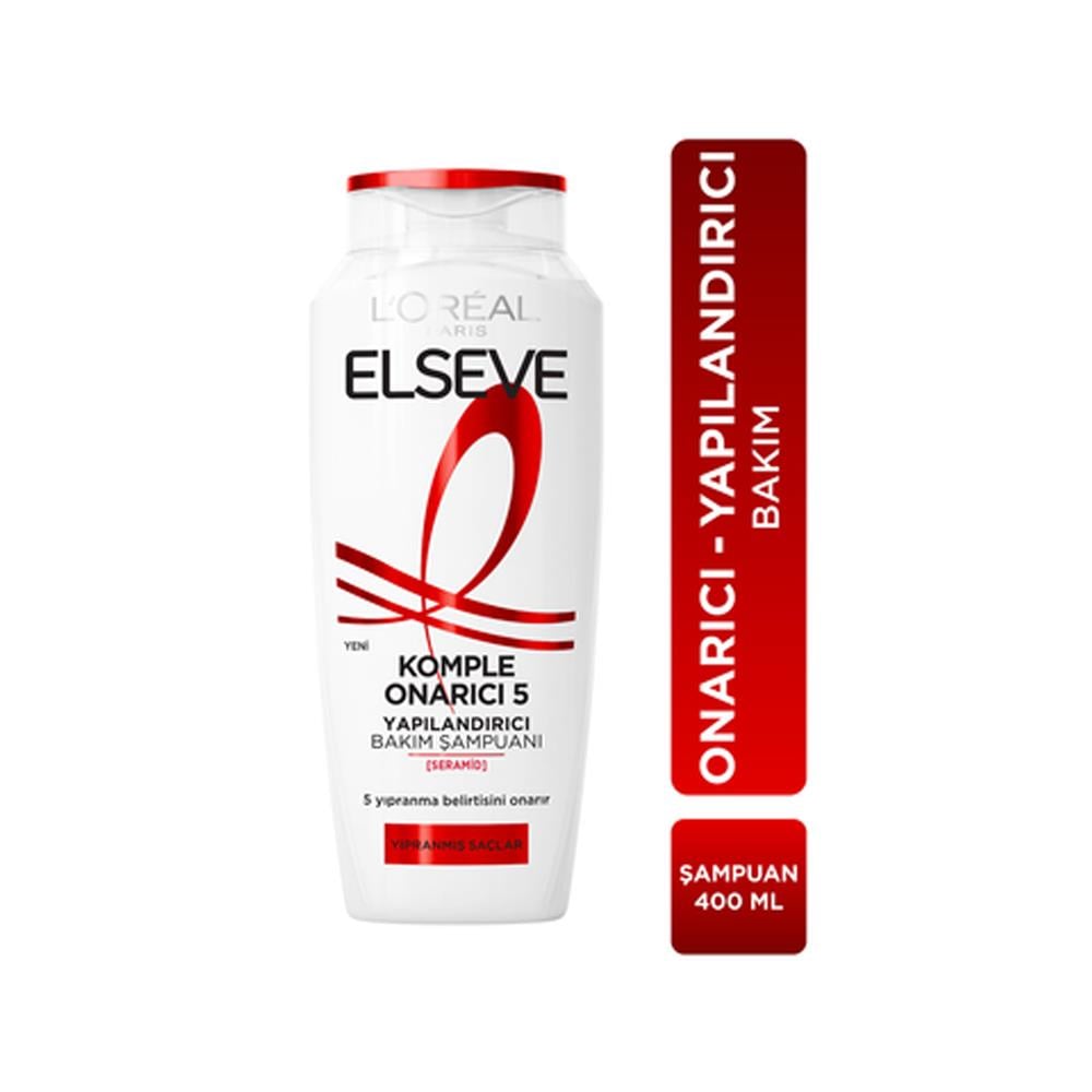 ŞampuanElseve Komple Onarıcı 5 Yapılandırıcı Bakım Şampuanı 400 Ml