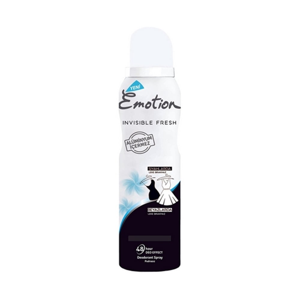 Emotion Deodorant 150 ml Black White