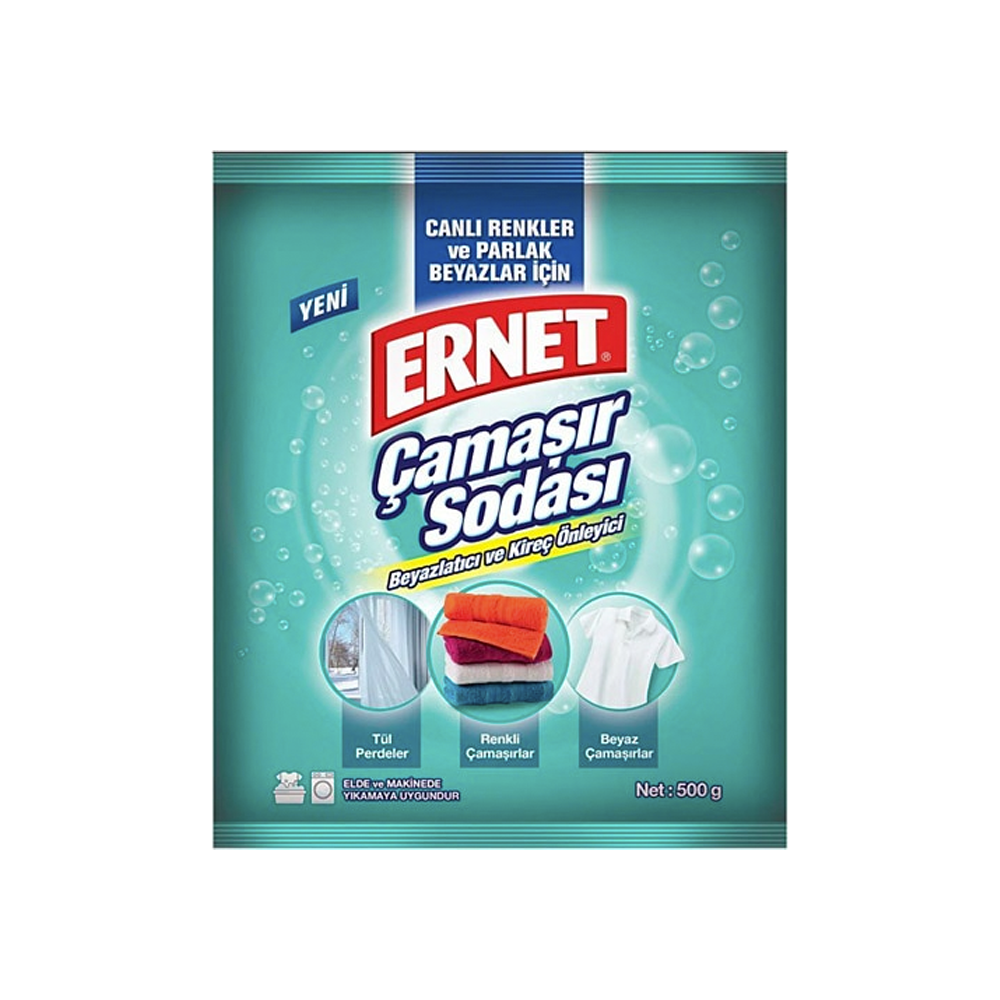 Leke ÇıkarıcılarErnet Çamaşır Sodası 500 gr