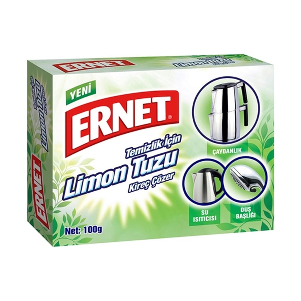 Ernet Temizlik Kireç Çözer Limon Tuzu 100 gr.