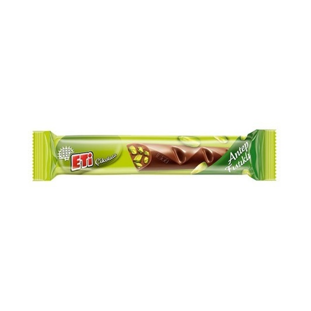 Eti Antep Fıstıklı Çubuk Çikolata 17 Gr