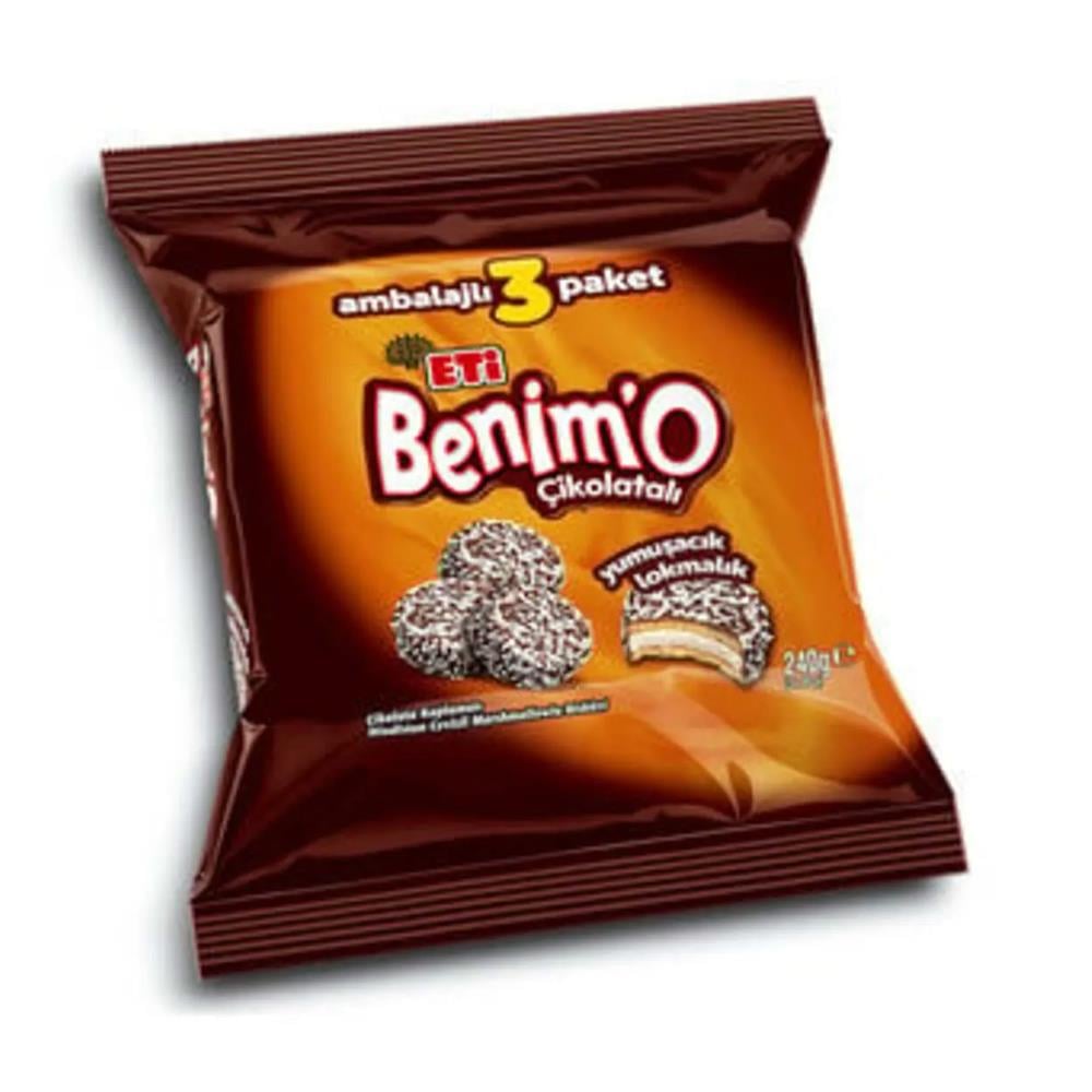 BisküviEti Benimo Lokmalı 3lü 240 Gr Kakaolu